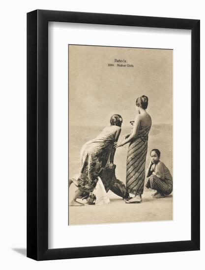 Native Pre-Marital Rite - Jakarta (Indonesia)-null-Framed Photographic Print