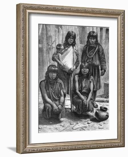 Native South Americans, 19th Century-E Ronjat-Framed Giclee Print