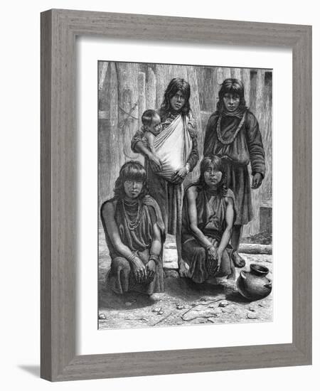 Native South Americans, 19th Century-E Ronjat-Framed Giclee Print