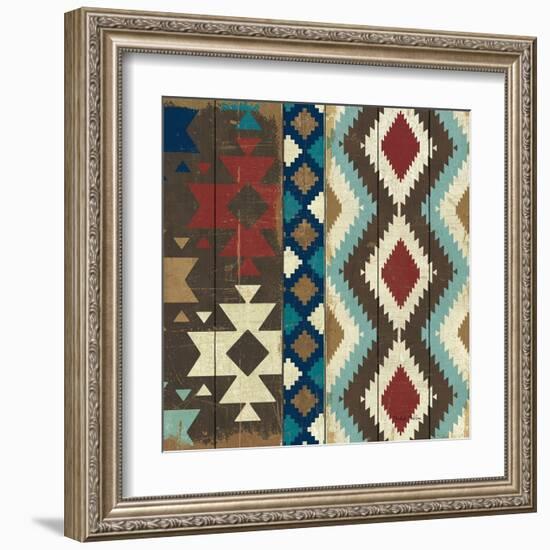 Native Tapestry Crop-null-Framed Art Print