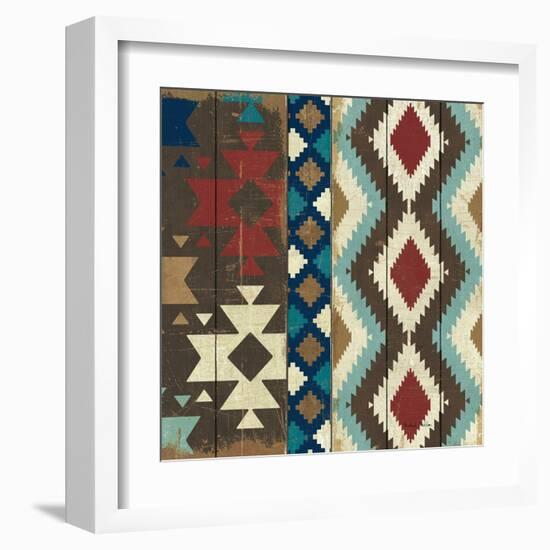 Native Tapestry Crop-null-Framed Art Print