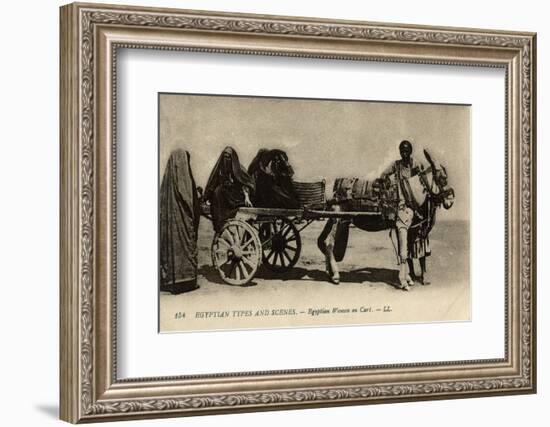 Native Transport in Egypt-null-Framed Photographic Print