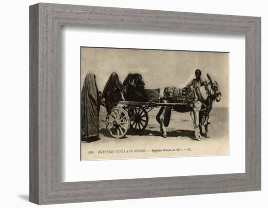 Native Transport in Egypt-null-Framed Photographic Print