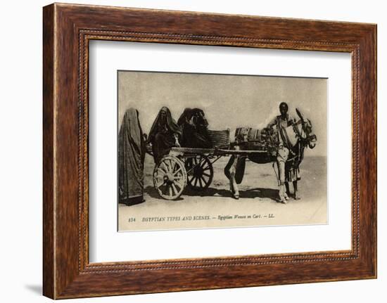 Native Transport in Egypt-null-Framed Photographic Print