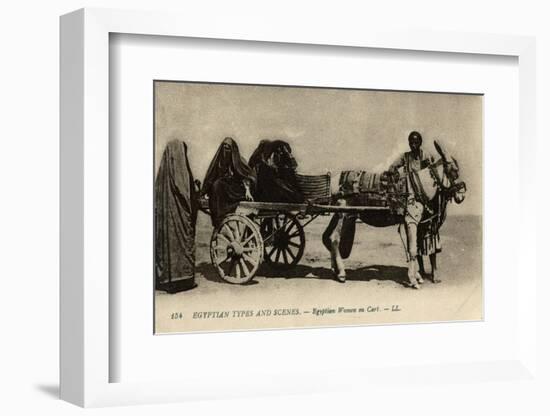 Native Transport in Egypt-null-Framed Photographic Print