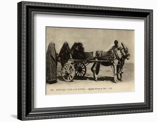 Native Transport in Egypt-null-Framed Photographic Print