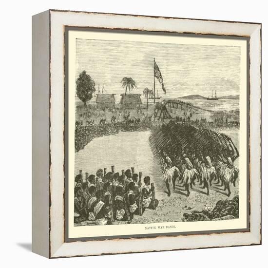 Native War Dance-null-Framed Premier Image Canvas