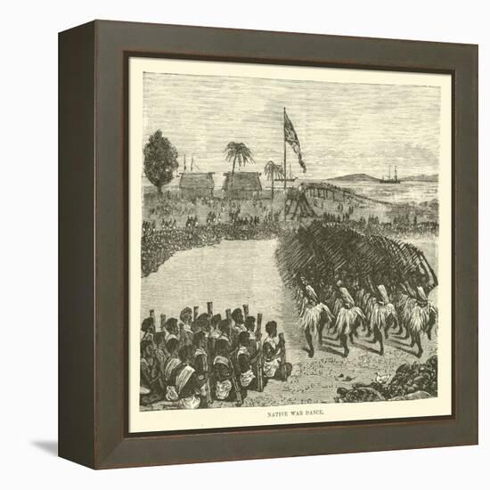 Native War Dance-null-Framed Premier Image Canvas