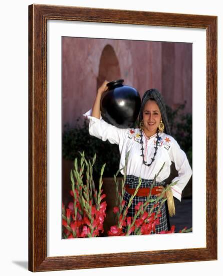 Native Woman, Tourism in Oaxaca, Mexico-Bill Bachmann-Framed Photographic Print