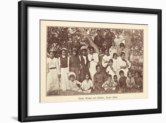 Native Women and Children-null-Framed Giclee Print