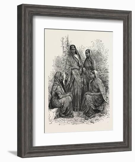 Native Women (Bombay Presidency)-null-Framed Giclee Print