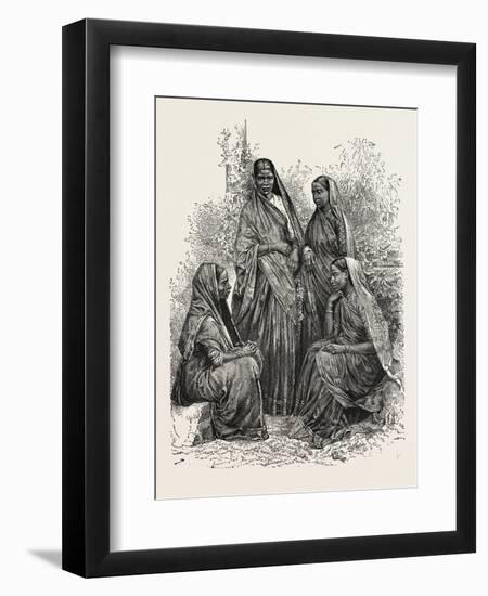 Native Women (Bombay Presidency)-null-Framed Giclee Print