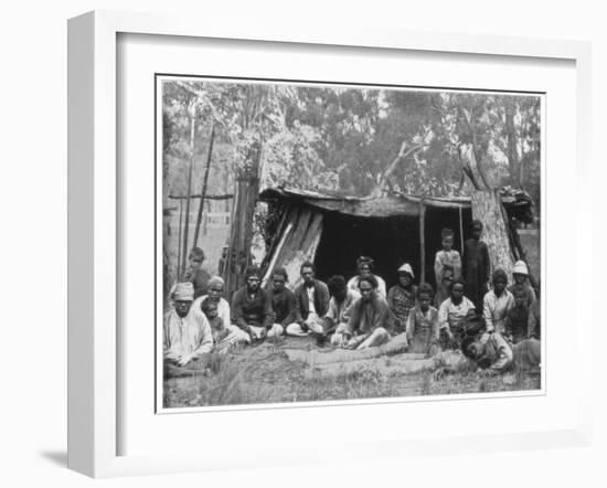 Natives of Queensland, Australia, Late 19th Century-John L Stoddard-Framed Giclee Print