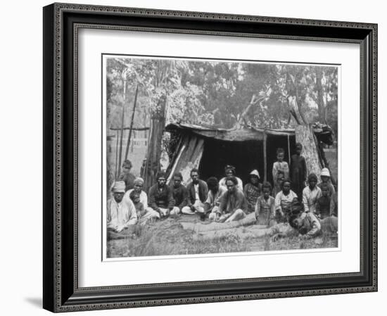 Natives of Queensland, Australia, Late 19th Century-John L Stoddard-Framed Giclee Print