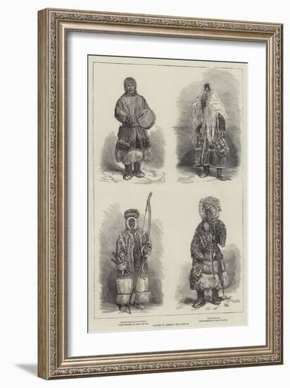 Natives of Siberia-Johann Nepomuk Schonberg-Framed Giclee Print