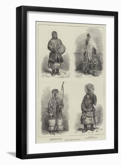 Natives of Siberia-Johann Nepomuk Schonberg-Framed Giclee Print