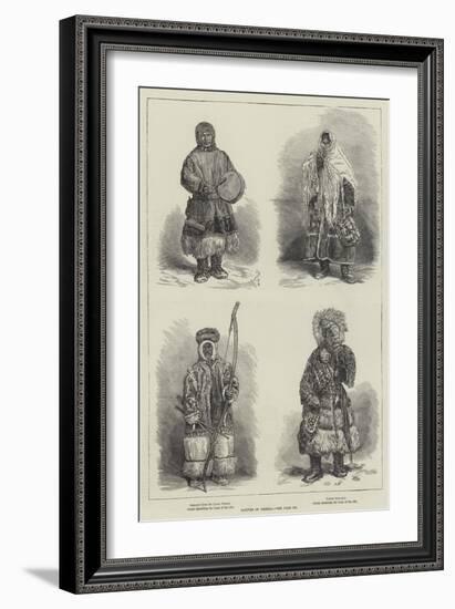 Natives of Siberia-Johann Nepomuk Schonberg-Framed Giclee Print