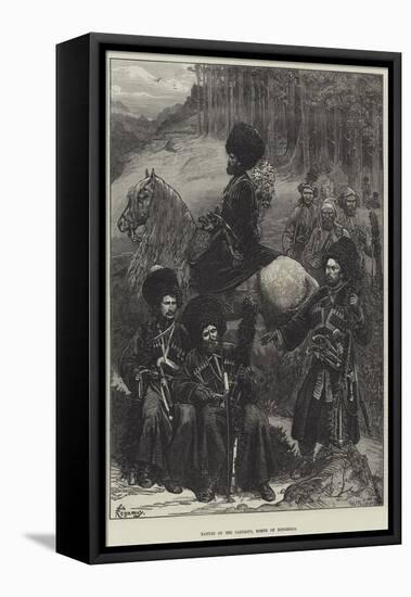 Natives of the Caucasus, North of Mingrelia-Felix Regamey-Framed Premier Image Canvas