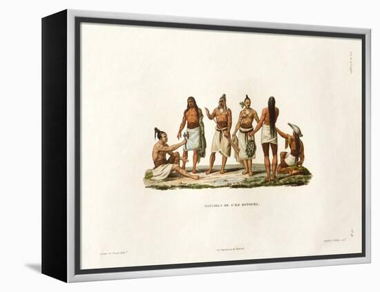 Natives of the Island of Rotuma-Ambroise Tardieu-Framed Premier Image Canvas