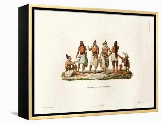 Natives of the Island of Rotuma-Ambroise Tardieu-Framed Premier Image Canvas