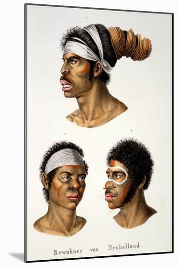 Natives of the New Holland (Australia)-null-Mounted Giclee Print