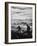 Natives Swamped by Surf on Rocky Shore in Tristan Da Cunha Island-Carl Mydans-Framed Photographic Print