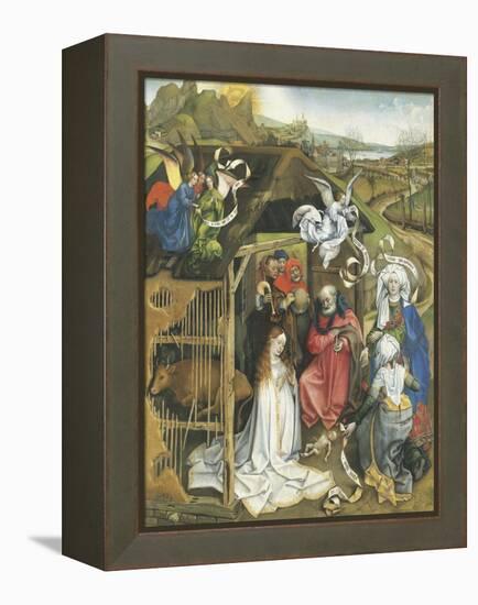 Nativity, 1425-1430-null-Framed Premier Image Canvas