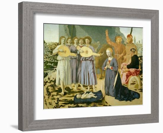 Nativity, 1470-75-Piero della Francesca-Framed Giclee Print
