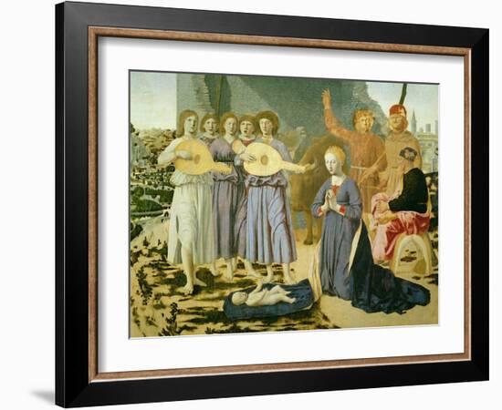 Nativity, 1470-75-Piero della Francesca-Framed Giclee Print