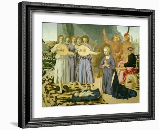 Nativity, 1470-75-Piero della Francesca-Framed Giclee Print