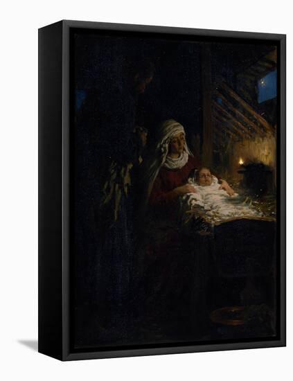 Nativity, 1890-Ilya Yefimovich Repin-Framed Premier Image Canvas