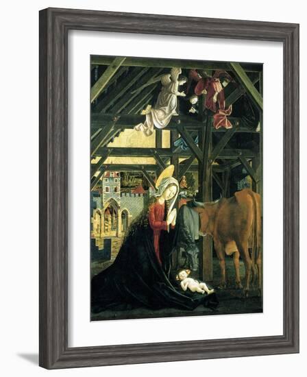 Nativity (Altarpiece of the Church of St. Wolfgang Im Salzkammergu), 1481-Michael Pacher-Framed Giclee Print