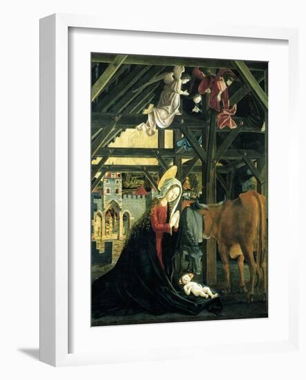 Nativity (Altarpiece of the Church of St. Wolfgang Im Salzkammergu), 1481-Michael Pacher-Framed Giclee Print