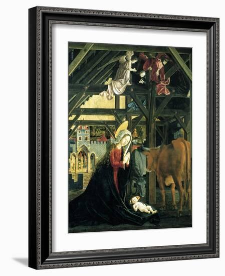 Nativity (Altarpiece of the Church of St. Wolfgang Im Salzkammergu), 1481-Michael Pacher-Framed Giclee Print