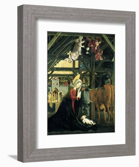 Nativity (Altarpiece of the Church of St. Wolfgang Im Salzkammergu), 1481-Michael Pacher-Framed Giclee Print