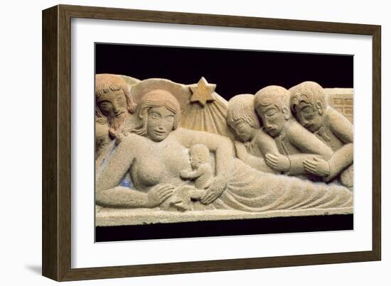 Nativity and the Adoration of the Magi, 1922-Eric Gill-Framed Photographic Print
