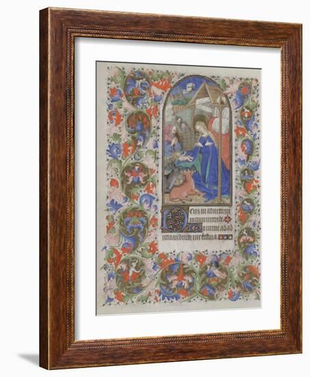 Nativity (Book of Hour), 1440-1460-null-Framed Giclee Print