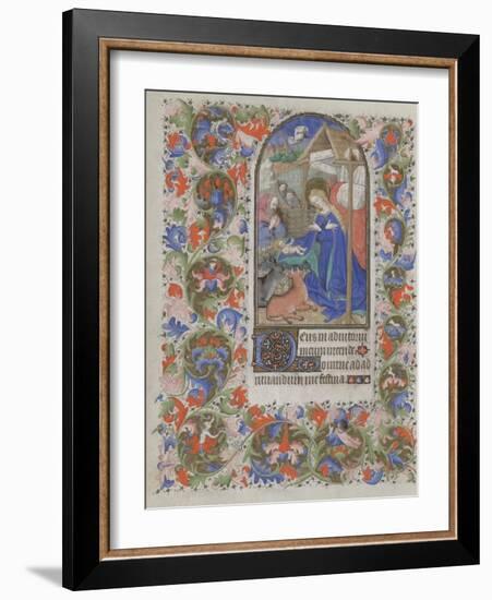 Nativity (Book of Hour), 1440-1460-null-Framed Giclee Print