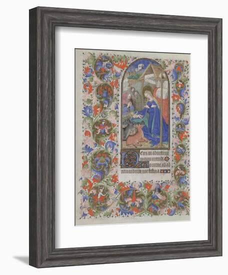 Nativity (Book of Hour), 1440-1460-null-Framed Giclee Print