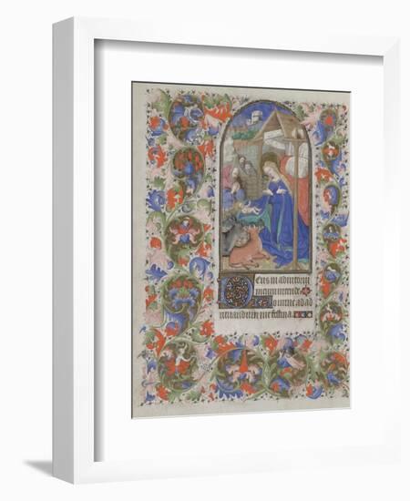 Nativity (Book of Hour), 1440-1460-null-Framed Giclee Print