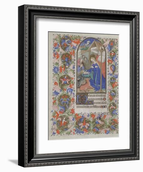 Nativity (Book of Hour), 1440-1460-null-Framed Giclee Print