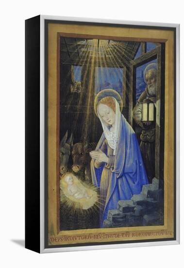 Nativity, c.1500-Jean Bourdichon-Framed Premier Image Canvas