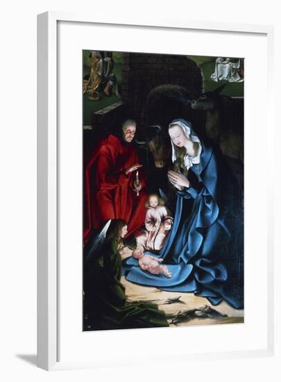 Nativity, Detail from the Altarpiece, Kalkar-null-Framed Giclee Print