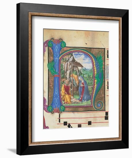 Nativity, Francesco di Giorgio Martini-Francesco di Giorgio Martini-Framed Art Print