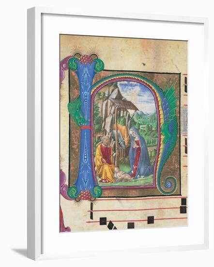 Nativity, Francesco di Giorgio Martini-Francesco di Giorgio Martini-Framed Art Print