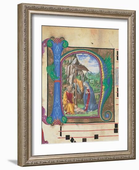 Nativity, Francesco di Giorgio Martini-Francesco di Giorgio Martini-Framed Art Print