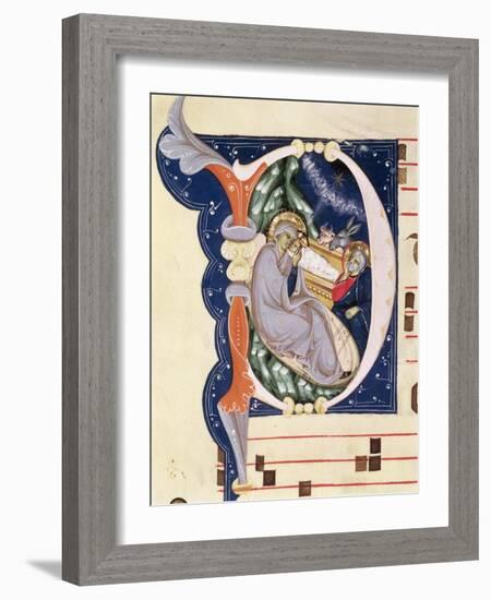 Nativity, Monastery of San Jacopo Di Ripoli, Early 14th Century-Cimabue-Framed Giclee Print