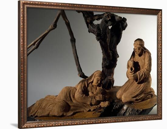 Nativity, Nativity Scene Ten Past Midnight-Virginio Livraghi-Framed Giclee Print