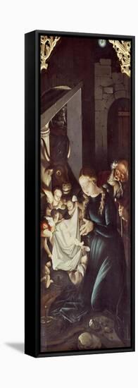 Nativity of Jesus, Panel of Stories of Virgin-Hans Baldung-Framed Premier Image Canvas