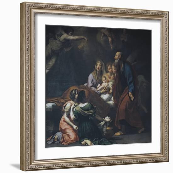 Nativity of Mary, 1709-Carlo Cignani-Framed Giclee Print